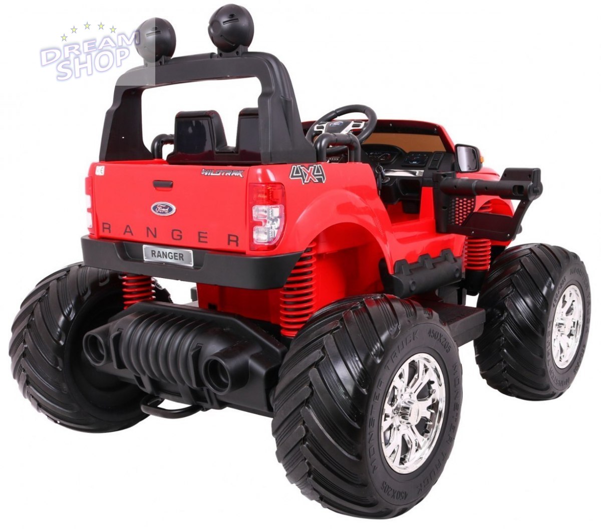 Pojazd Ford Ranger MONSTER 4x4 Czerwony Pojazd Ford Ranger MONSTER 4x4 Czerwony