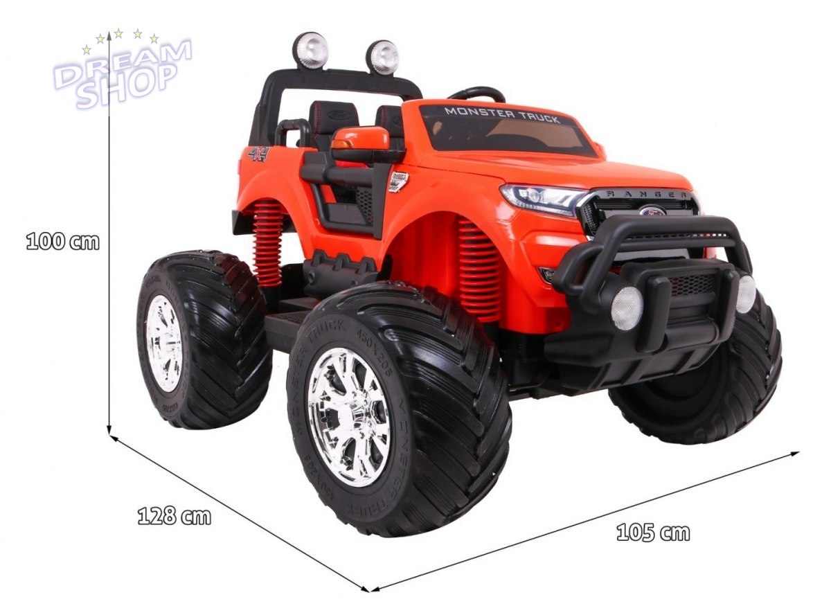Pojazd Ford Ranger MONSTER 4x4 Pomarańczowy Pojazd Ford Ranger MONSTER 4x4 Pomarańczowy