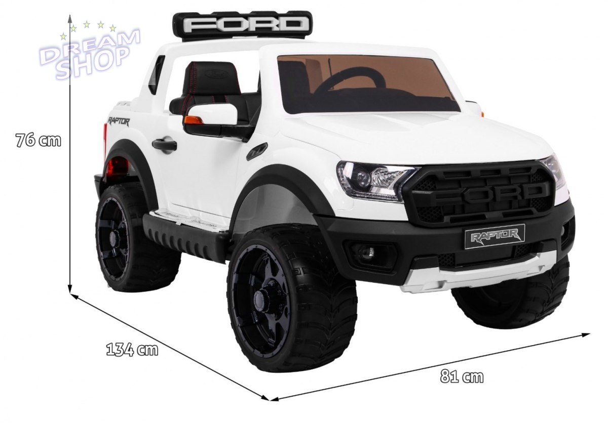 Pojazd Ford Ranger Raptor Biały Pojazd Ford Ranger Raptor Biały