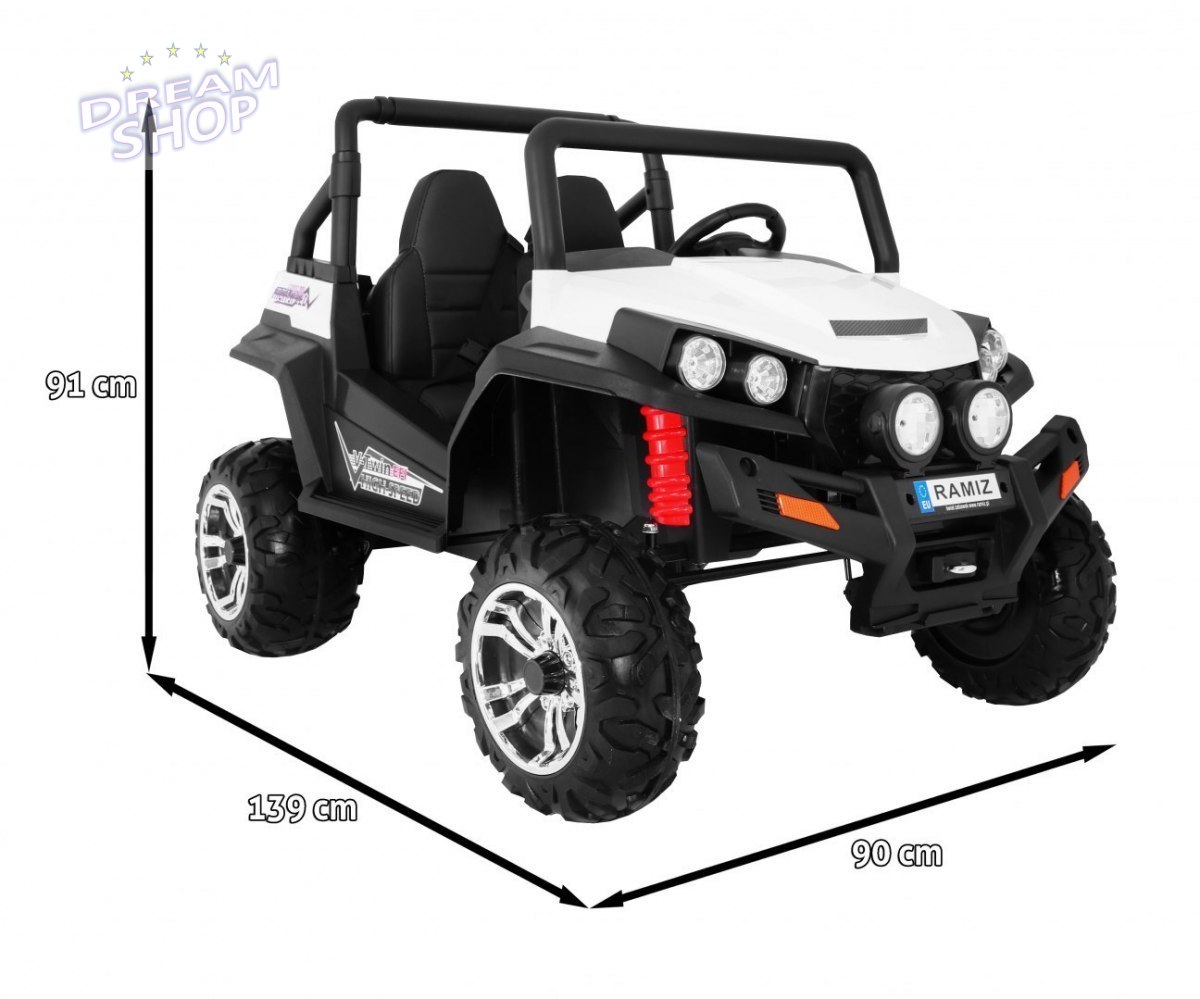 Pojazd Grand Buggy 4x4 Biały Pojazd Grand Buggy 4x4 Biały