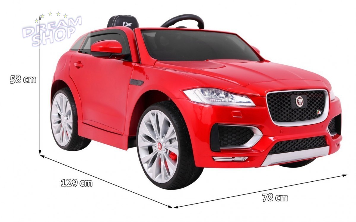 Pojazd Jaguar F-Pace Lakierowany Czerwony Pojazd Jaguar F-Pace Lakierowany Czerwony