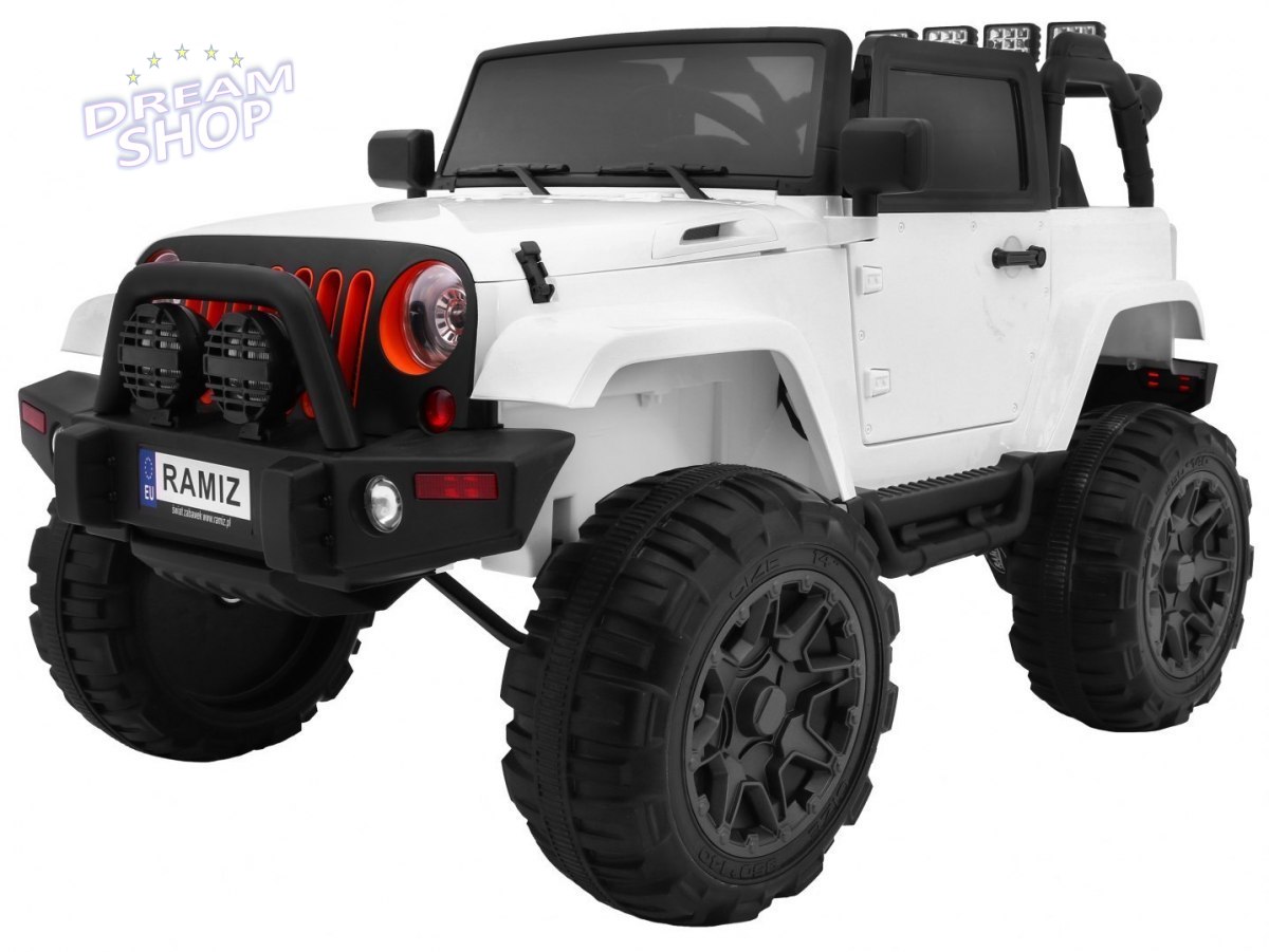 Pojazd Jeep All Terrain Biały Pojazd Jeep All Terrain Biały