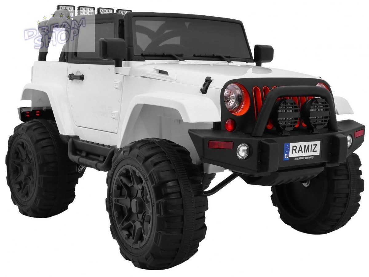 Pojazd Jeep All Terrain Biały Pojazd Jeep All Terrain Biały