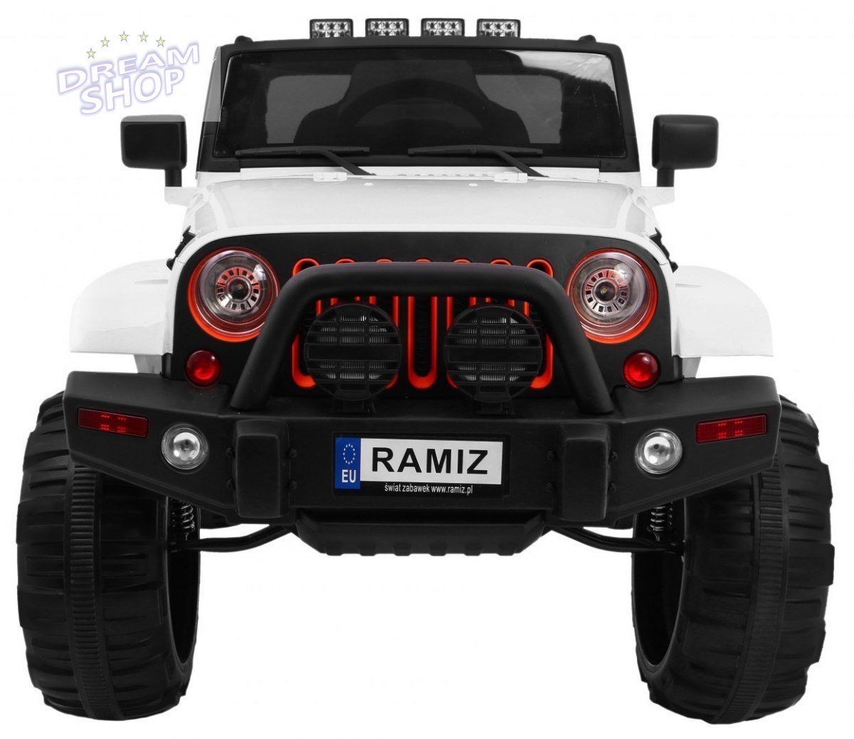 Pojazd Jeep All Terrain Biały Pojazd Jeep All Terrain Biały