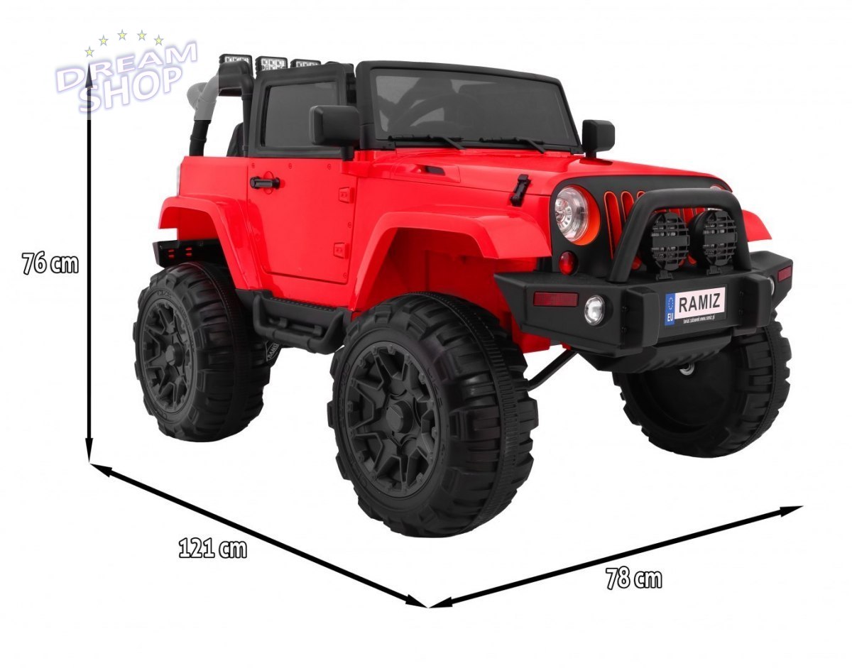 Pojazd Jeep All Terrain Czerwony Pojazd Jeep All Terrain Czerwony