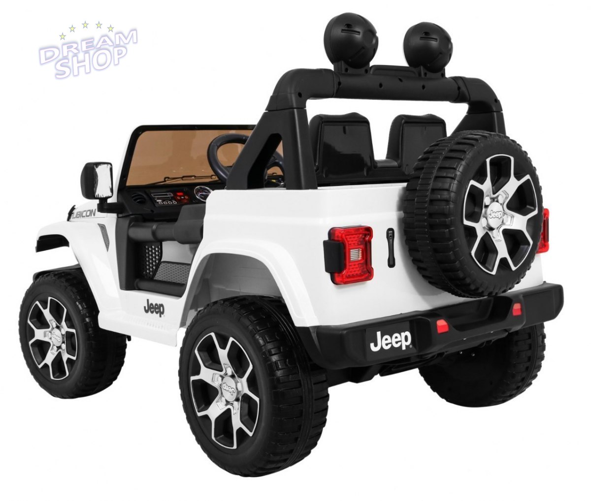 Pojazd Jeep Wrangler Rubicon Biały Pojazd Jeep Wrangler Rubicon Biały