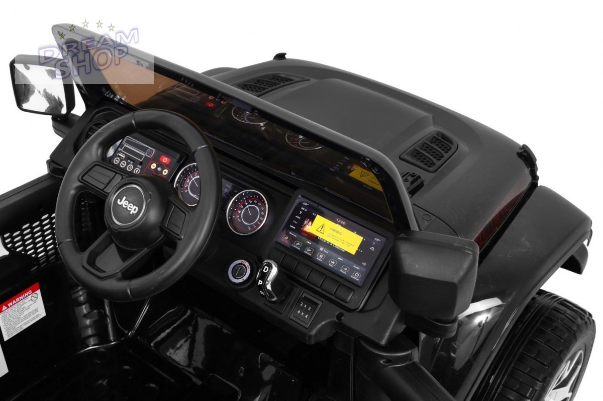 Pojazd Jeep Wrangler Rubicon Czarny Pojazd Jeep Wrangler Rubicon Czarny