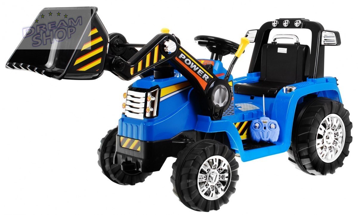 Pojazd Koparka Traktor Niebieska Pojazd Koparka Traktor Niebieska