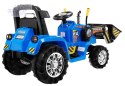 Pojazd Koparka Traktor Niebieska