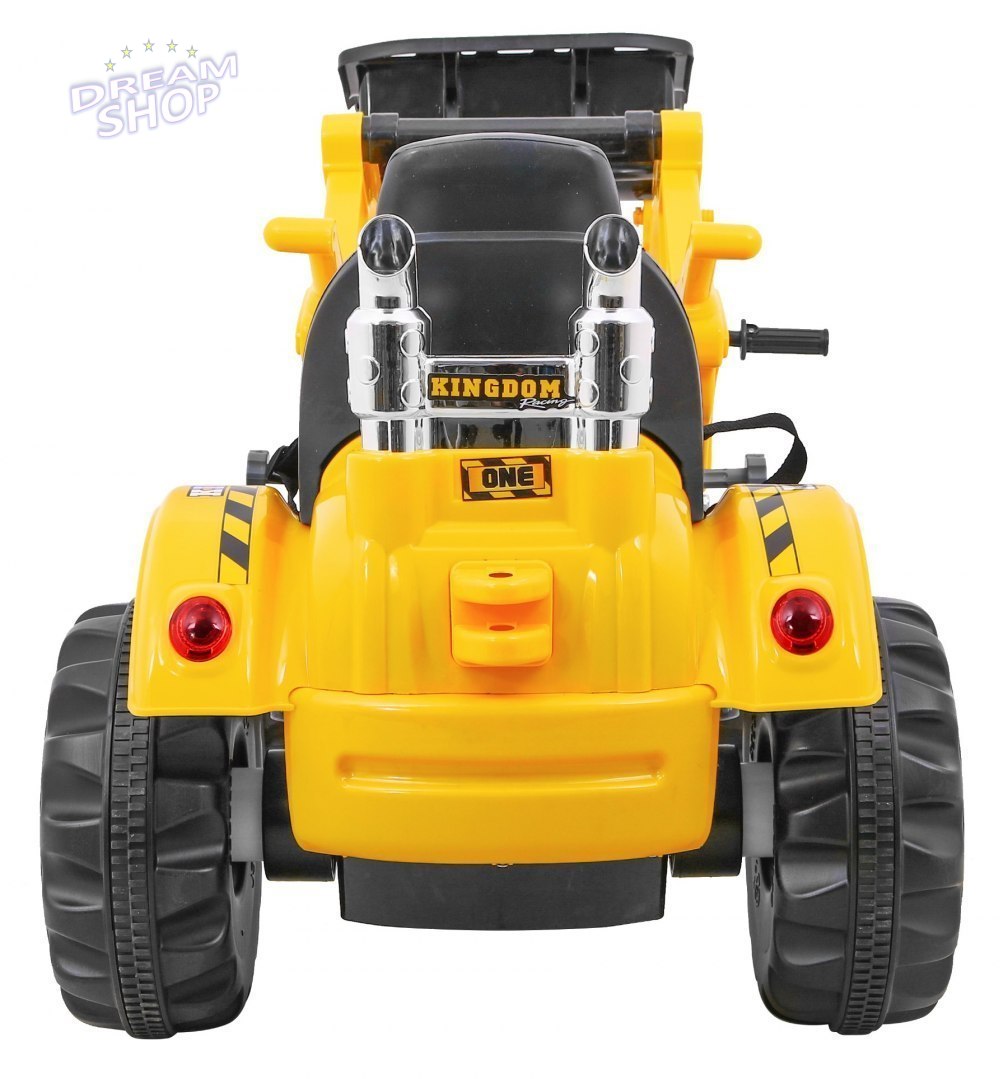 Pojazd Koparka Traktor Żółta Pojazd Koparka Traktor Żółta
