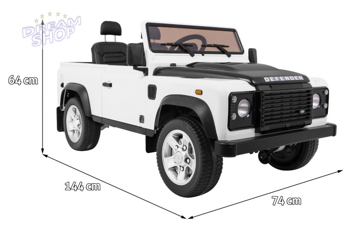 Pojazd Land Rover DEFENDER Biały Pojazd Land Rover DEFENDER Biały