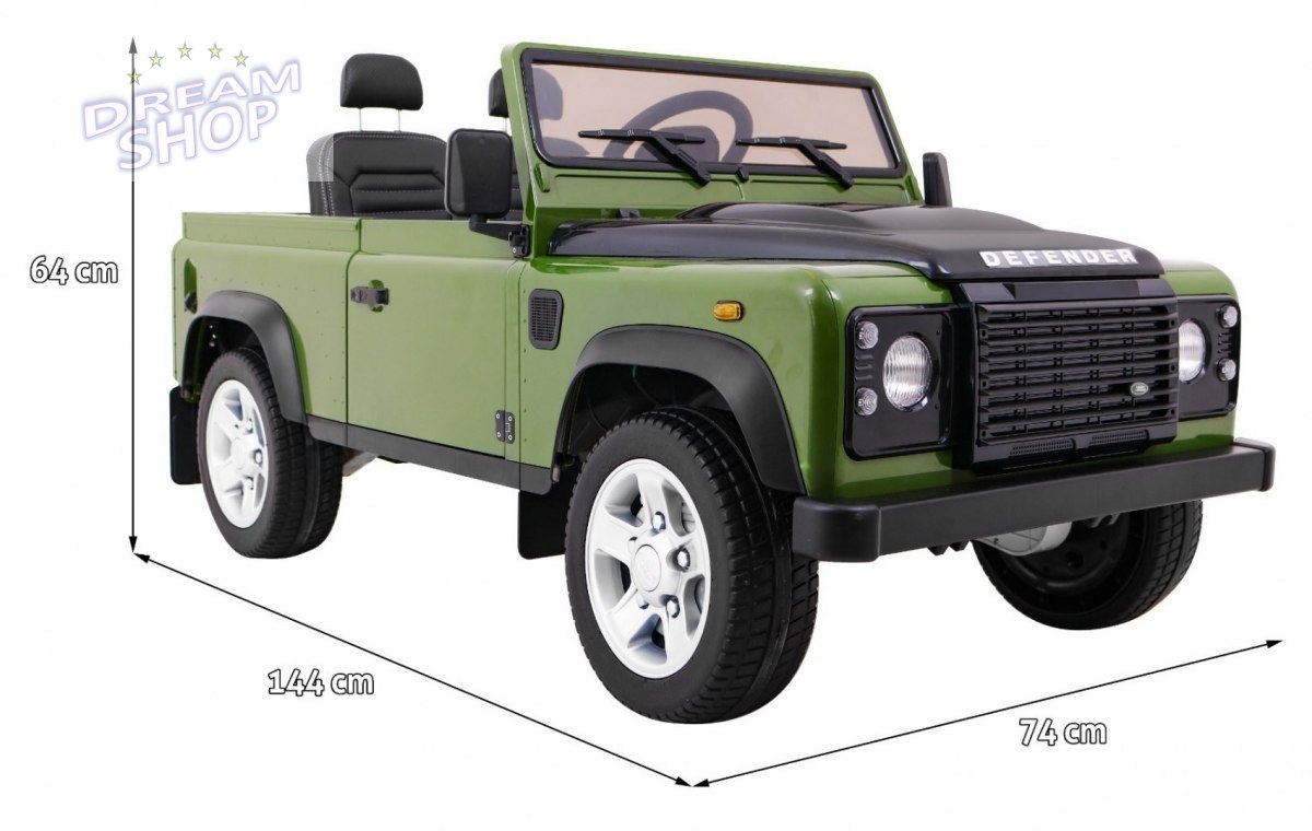 Pojazd Land Rover DEFENDER Zielony Pojazd Land Rover DEFENDER Zielony