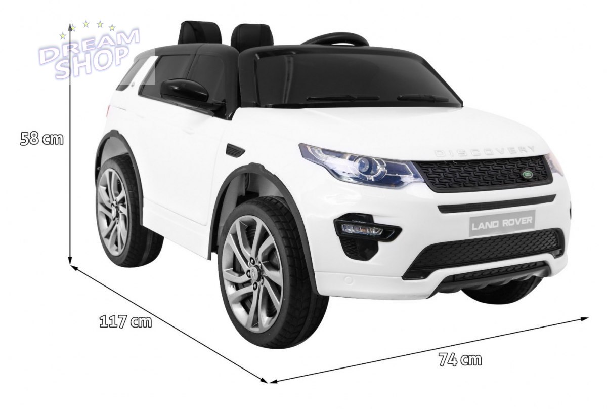 Pojazd Land Rover Discovery Biały Pojazd Land Rover Discovery Biały