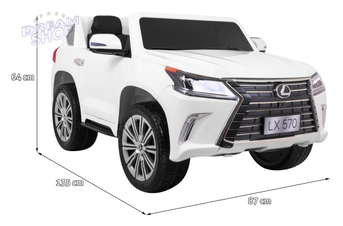 Pojazd Lexus LX570 Biały Pojazd Lexus LX570 Biały