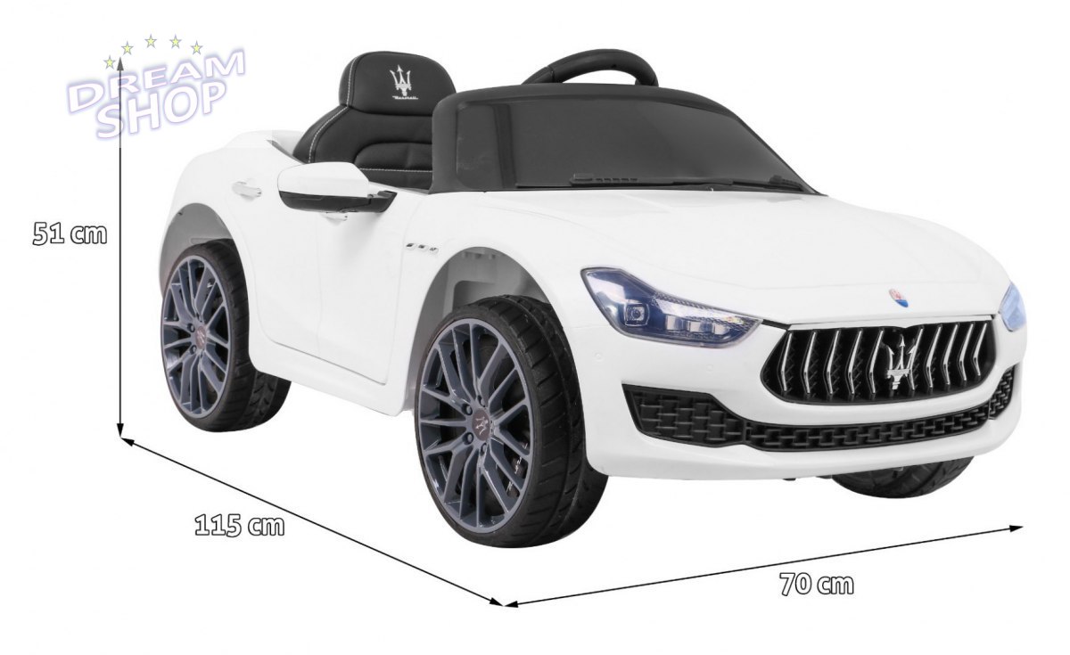 Pojazd Maserati Ghibli Biały Pojazd Maserati Ghibli Biały