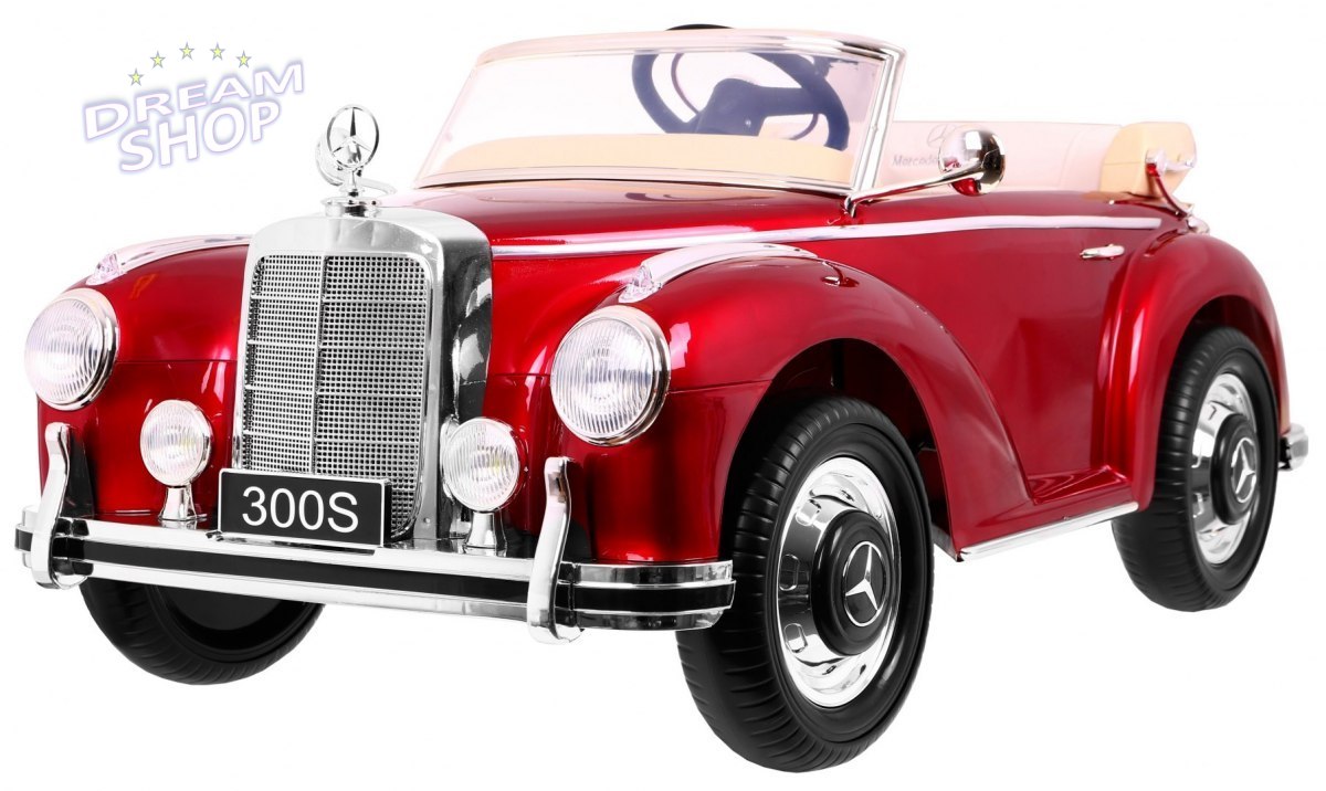 Pojazd Mercedes Benz 300S RETRO Lakier Czerwony Pojazd Mercedes Benz 300S RETRO Lakier Czerwony