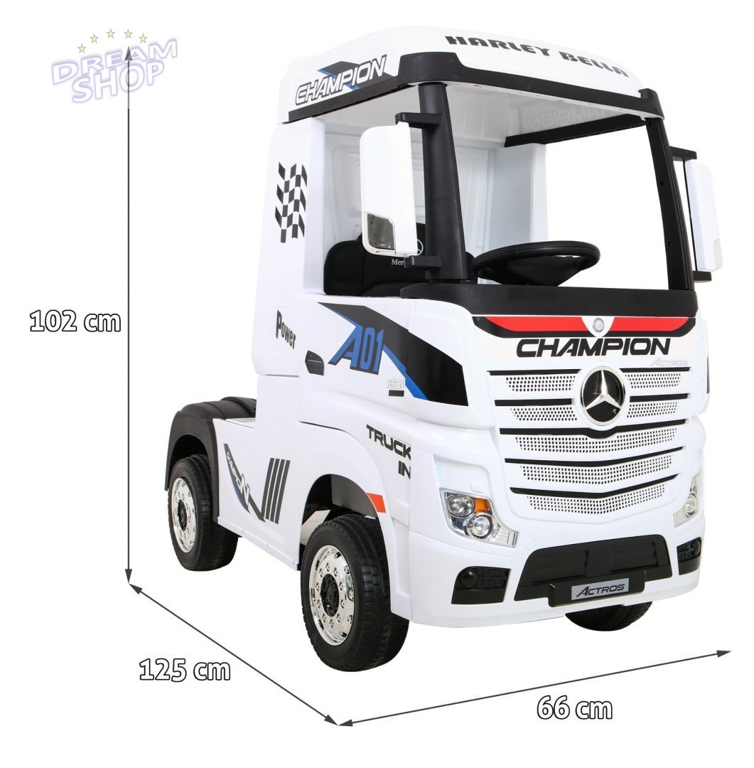 Pojazd Mercedes Benz Actros Biały Pojazd Mercedes Benz Actros Biały