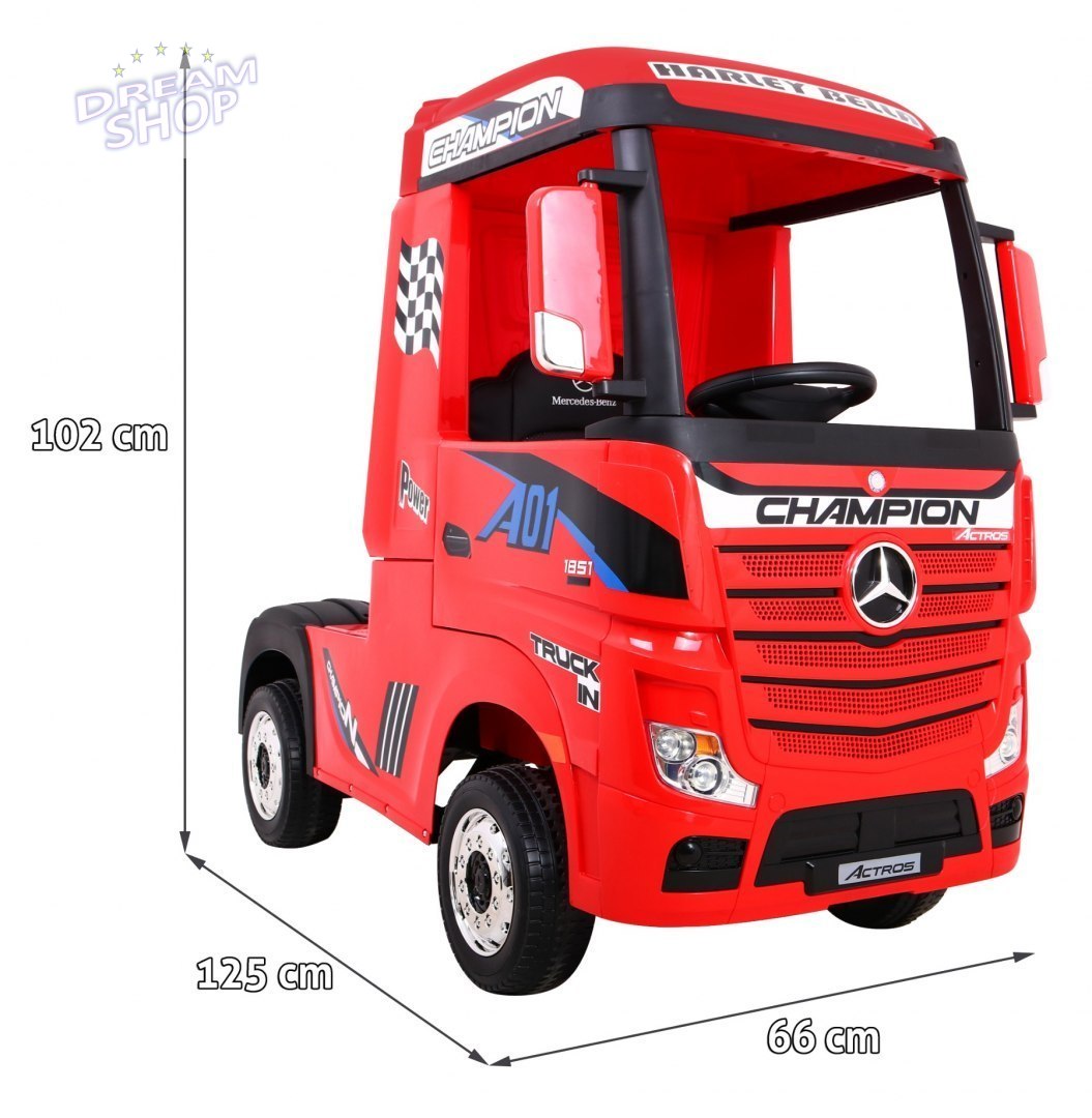 Pojazd Mercedes Benz Actros Czerwony Pojazd Mercedes Benz Actros Czerwony