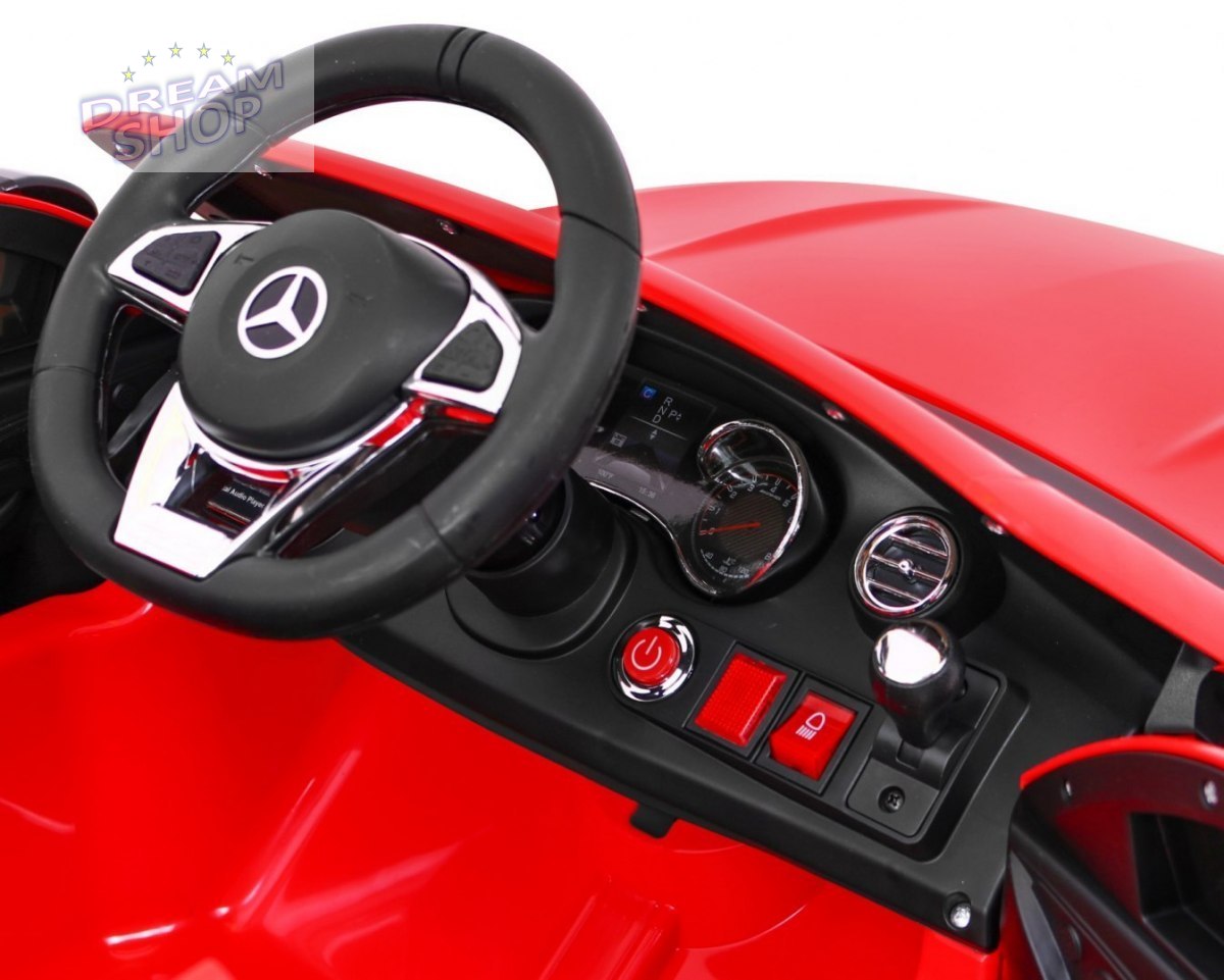 Pojazd Mercedes Benz C63 AMG Czerwony Pojazd Mercedes Benz C63 AMG Czerwony