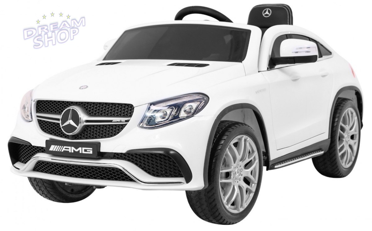 Pojazd Mercedes Benz GLE63 AMG Biały Pojazd Mercedes Benz GLE63 AMG Biały