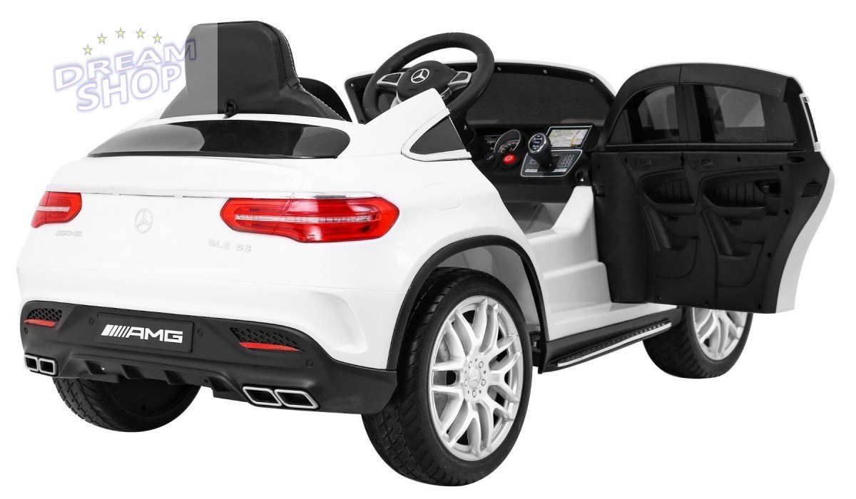 Pojazd Mercedes Benz GLE63 AMG Biały Pojazd Mercedes Benz GLE63 AMG Biały