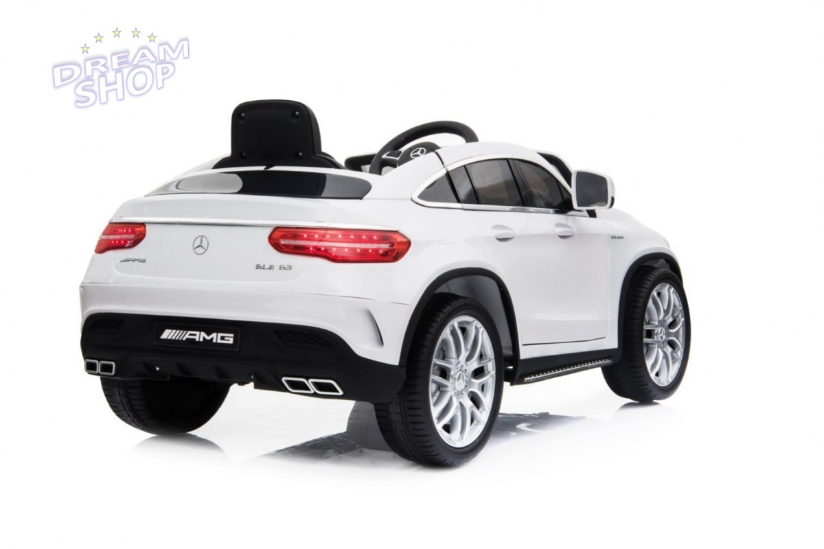 Pojazd Mercedes Benz GLE63 AMG Biały Pojazd Mercedes Benz GLE63 AMG Biały
