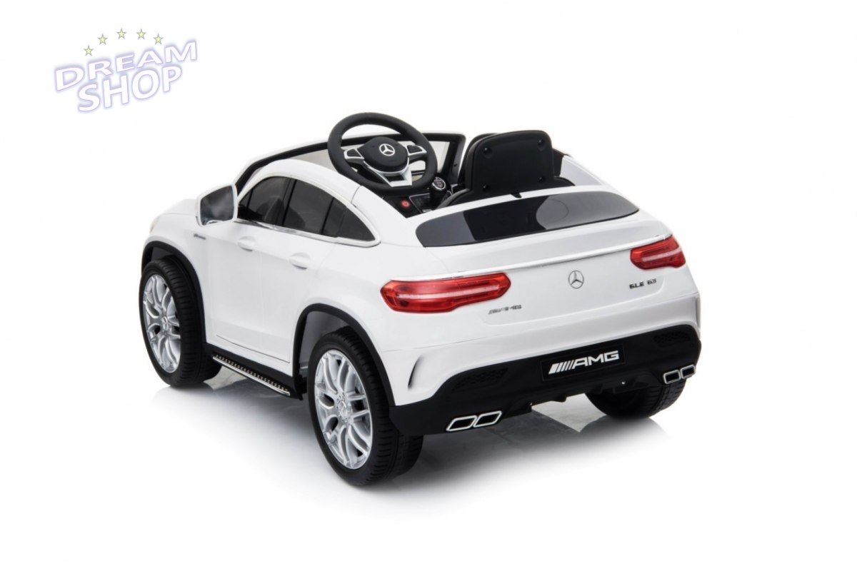 Pojazd Mercedes Benz GLE63 AMG Biały Pojazd Mercedes Benz GLE63 AMG Biały