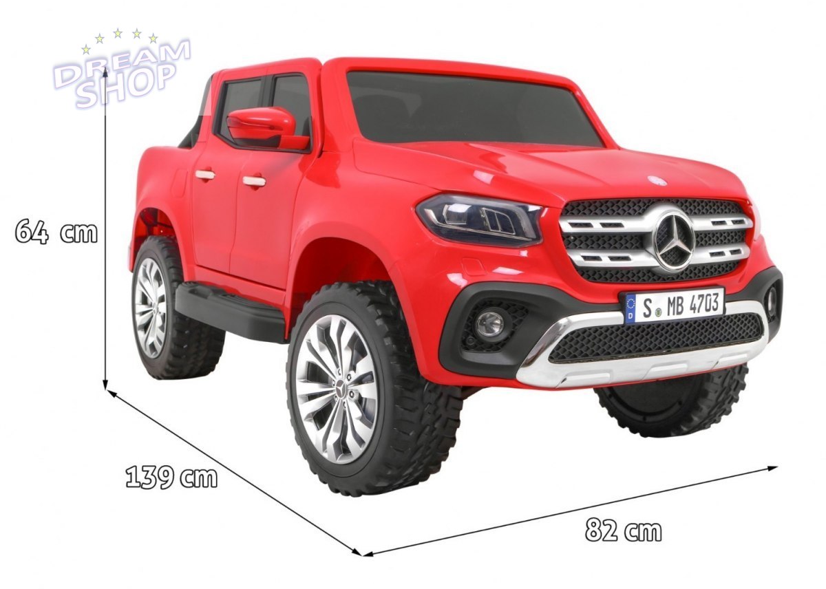 Pojazd Mercedes Benz X-Class MP4 Czerwony Pojazd Mercedes Benz X-Class MP4 Czerwony