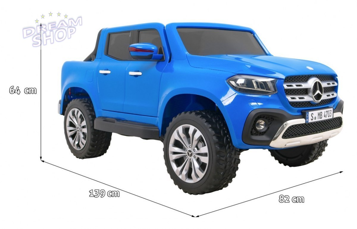 Pojazd Mercedes Benz X-Class MP4 Niebieski Pojazd Mercedes Benz X-Class MP4 Niebieski