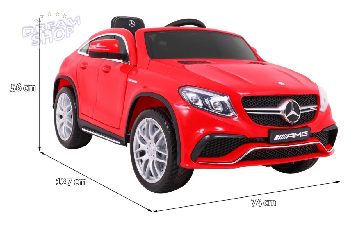 Pojazd Mercedes Benz GLE63 AMG Czerwony Pojazd Mercedes Benz GLE63 AMG Czerwony