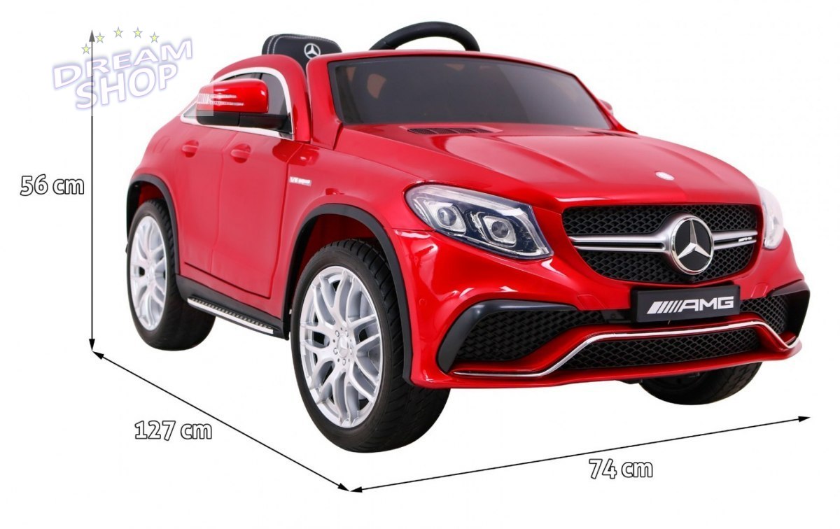 Pojazd Mercedes Benz GLE63 AMG Lakierowany Czerwony Pojazd Mercedes Benz GLE63 AMG Lakierowany Czerwony