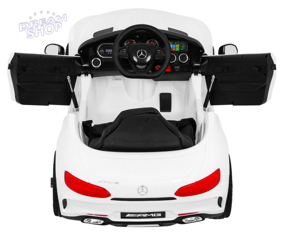 Pojazd Mercedes Benz GT Biały Pojazd Mercedes Benz GT Biały