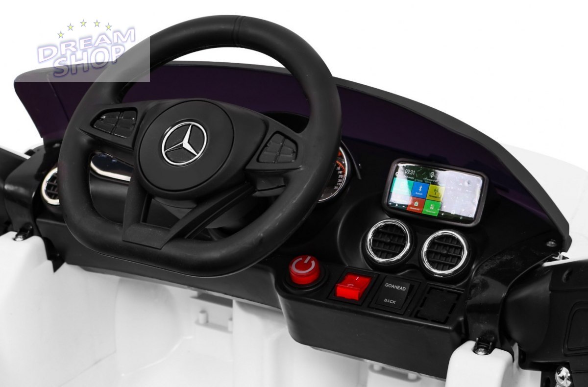 Pojazd Mercedes Benz GT Biały Pojazd Mercedes Benz GT Biały