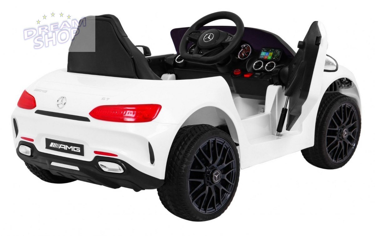 Pojazd Mercedes Benz GT Biały Pojazd Mercedes Benz GT Biały