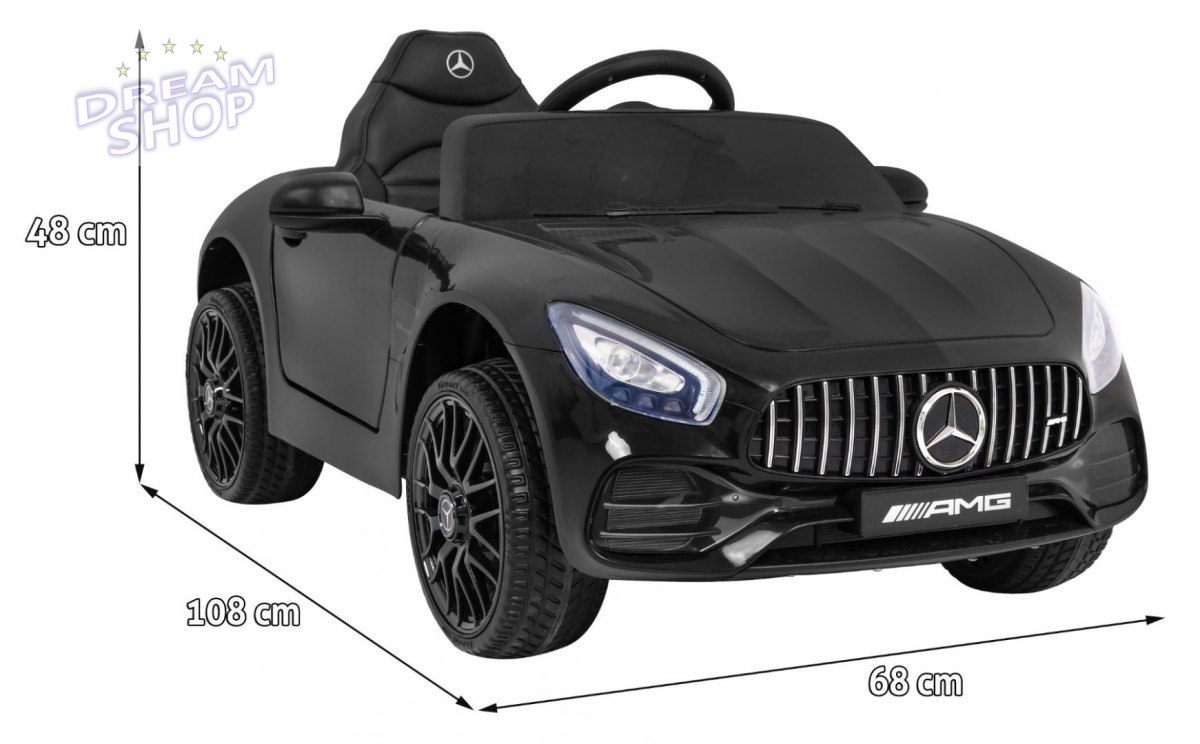 Pojazd Mercedes Benz GT Czarny Pojazd Mercedes Benz GT Czarny