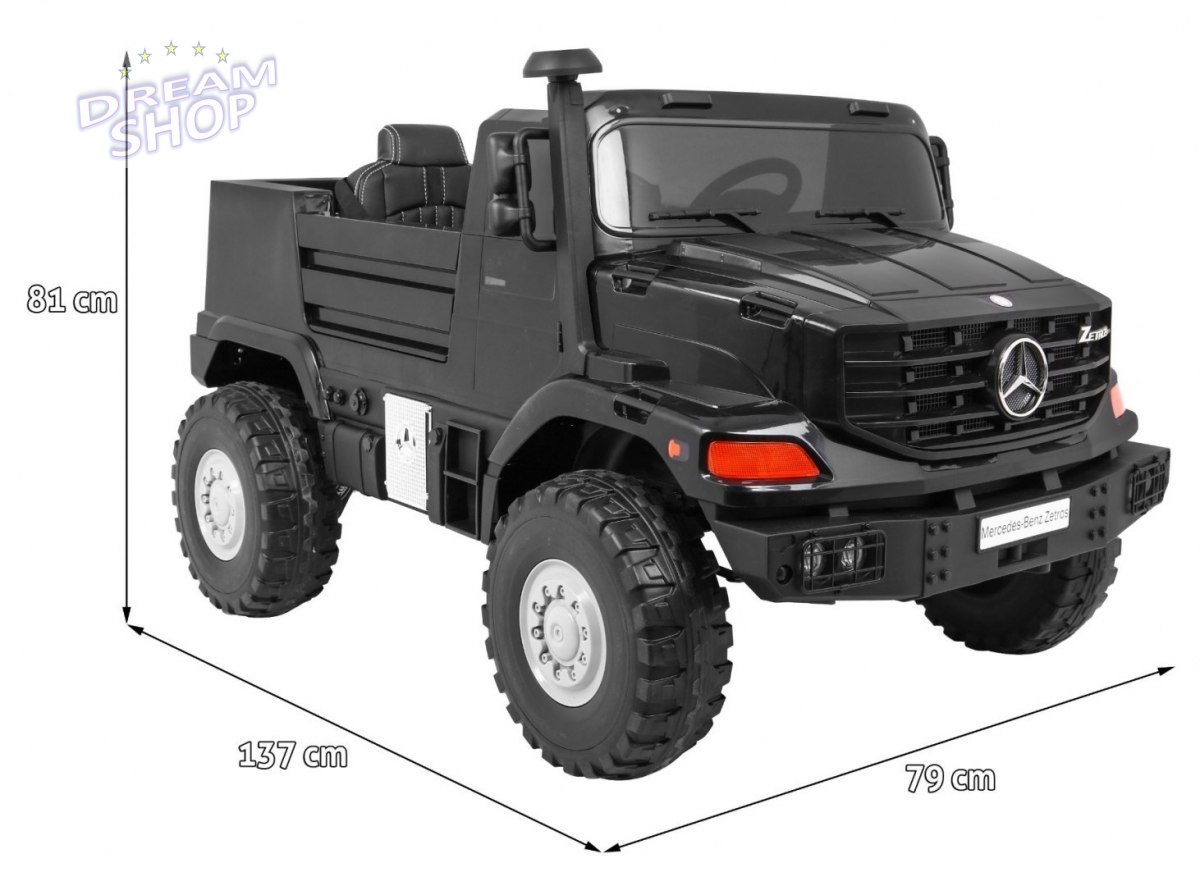 Pojazd Mercedes-Benz Zetros Czarny Pojazd Mercedes-Benz Zetros Czarny