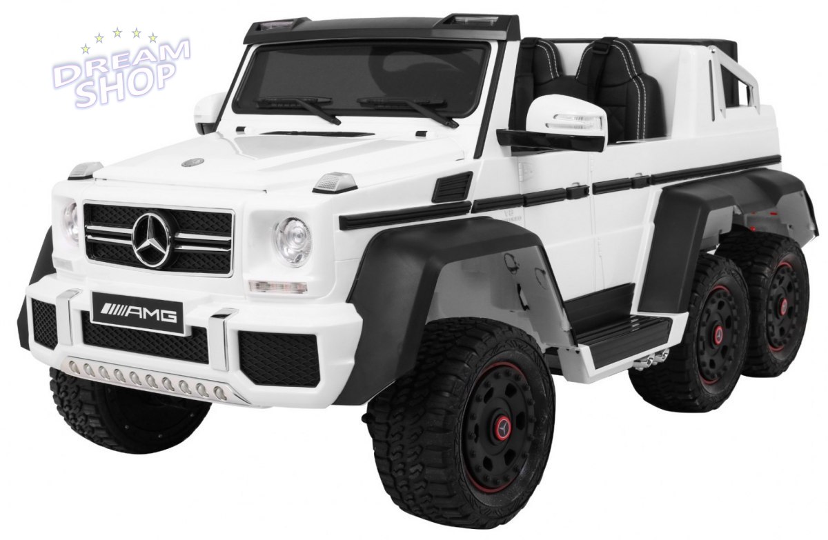 Pojazd Mercedes G63 6x6 Biały Pojazd Mercedes G63 6x6 Biały