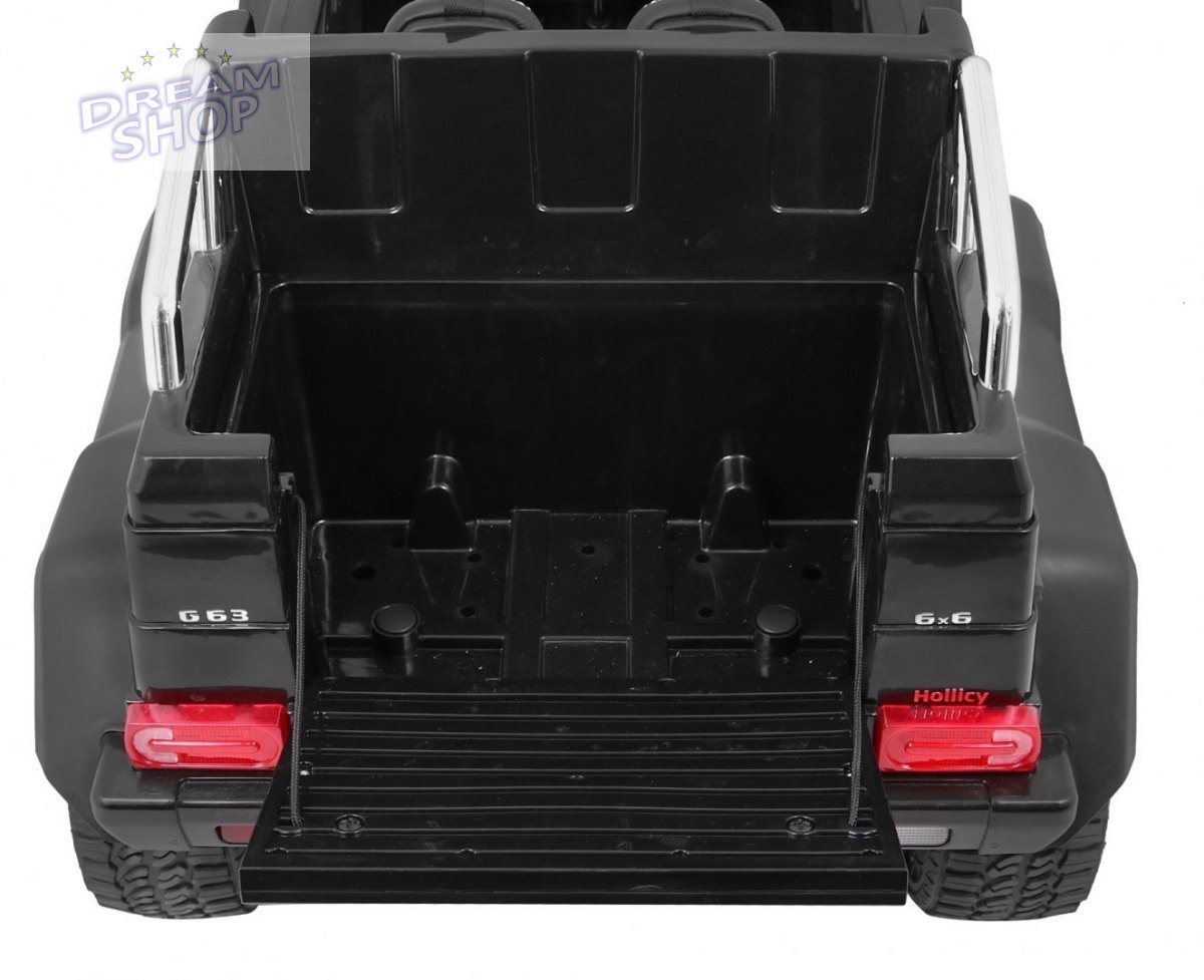 Pojazd Mercedes G63 6x6 Czarny MP4 Pojazd Mercedes G63 6x6 Czarny MP4