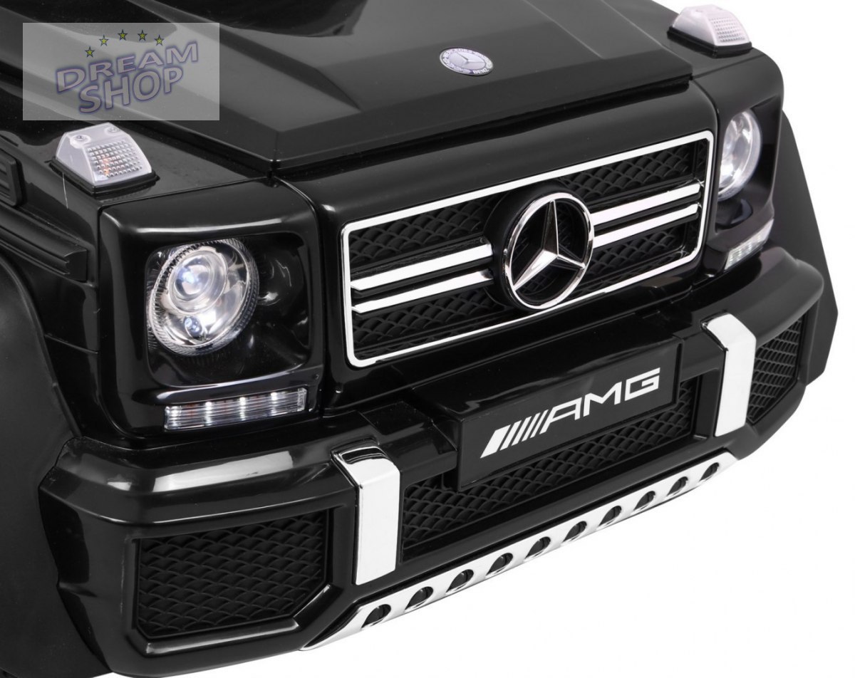 Pojazd Mercedes G63 6x6 Czarny MP4 Pojazd Mercedes G63 6x6 Czarny MP4