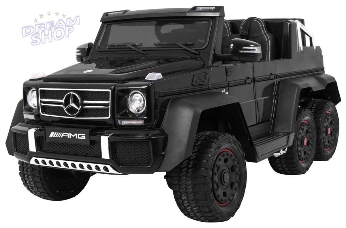 Pojazd Mercedes G63 6x6 Czarny Pojazd Mercedes G63 6x6 Czarny