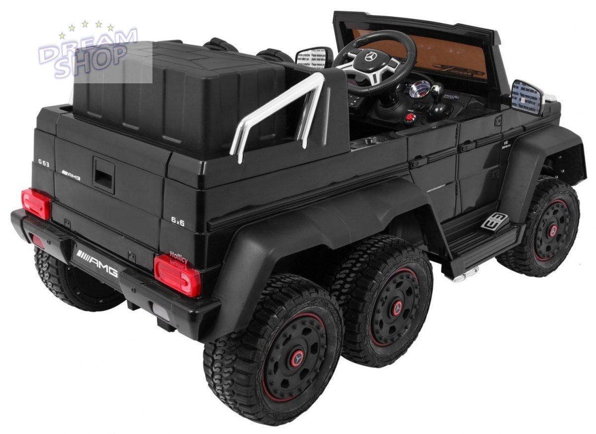 Pojazd Mercedes G63 6x6 Czarny Pojazd Mercedes G63 6x6 Czarny