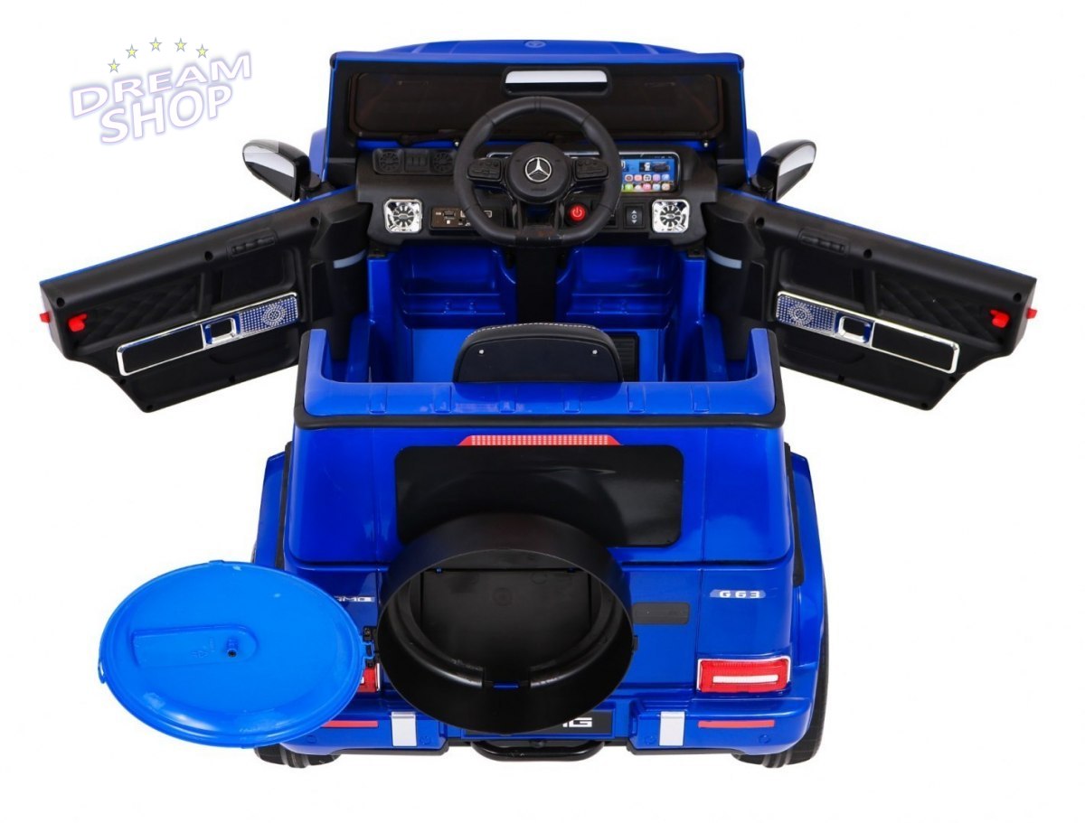 Pojazd Mercedes G63 AMG Lakierowany Niebieski Pojazd Mercedes G63 AMG Lakierowany Niebieski