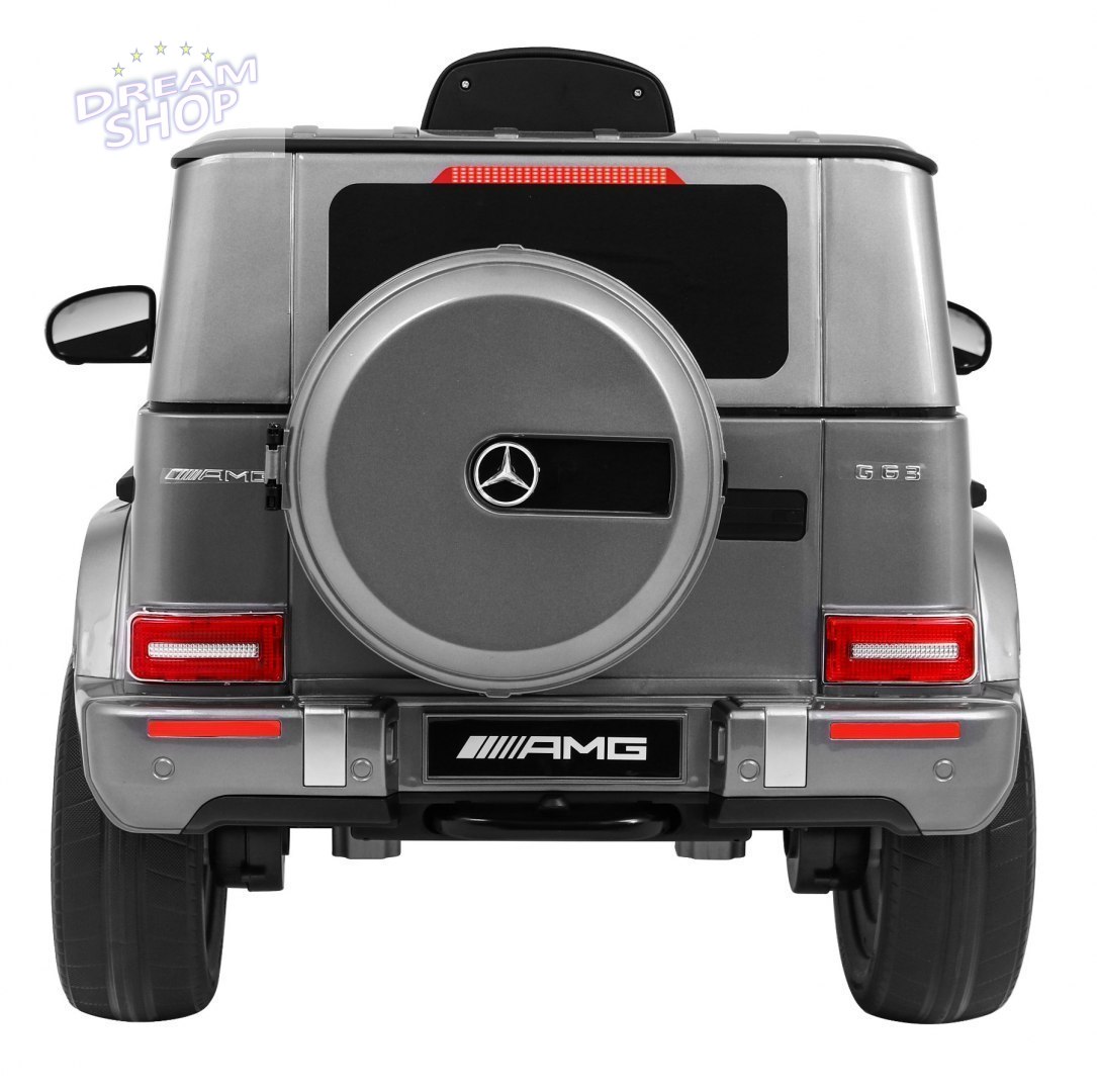 Pojazd Mercedes G63 AMG Lakierowany Srebrny Pojazd Mercedes G63 AMG Lakierowany Srebrny