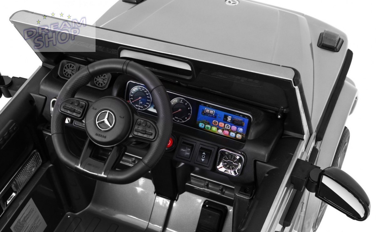 Pojazd Mercedes G63 AMG Lakierowany Srebrny Pojazd Mercedes G63 AMG Lakierowany Srebrny