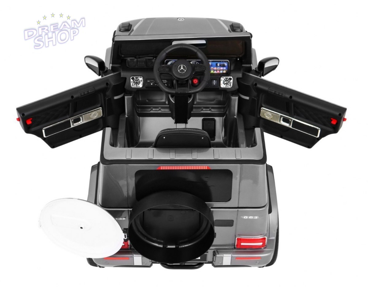 Pojazd Mercedes G63 AMG Lakierowany Srebrny Pojazd Mercedes G63 AMG Lakierowany Srebrny