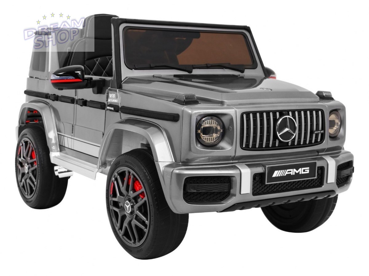 Pojazd Mercedes G63 AMG Lakierowany Srebrny Pojazd Mercedes G63 AMG Lakierowany Srebrny