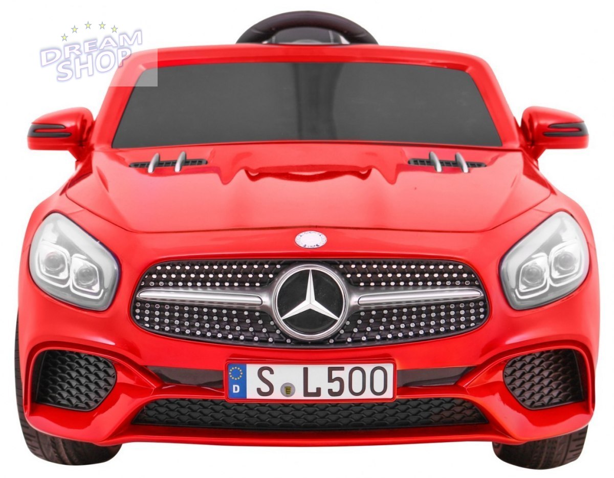 Pojazd Mercedes SL 500 Lakierowany Czerwony Pojazd Mercedes SL 500 Lakierowany Czerwony