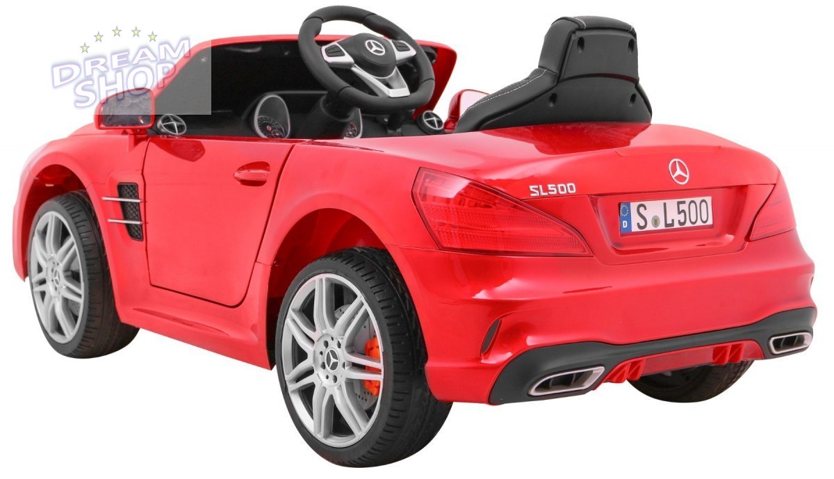 Pojazd Mercedes SL 500 Lakierowany Czerwony Pojazd Mercedes SL 500 Lakierowany Czerwony