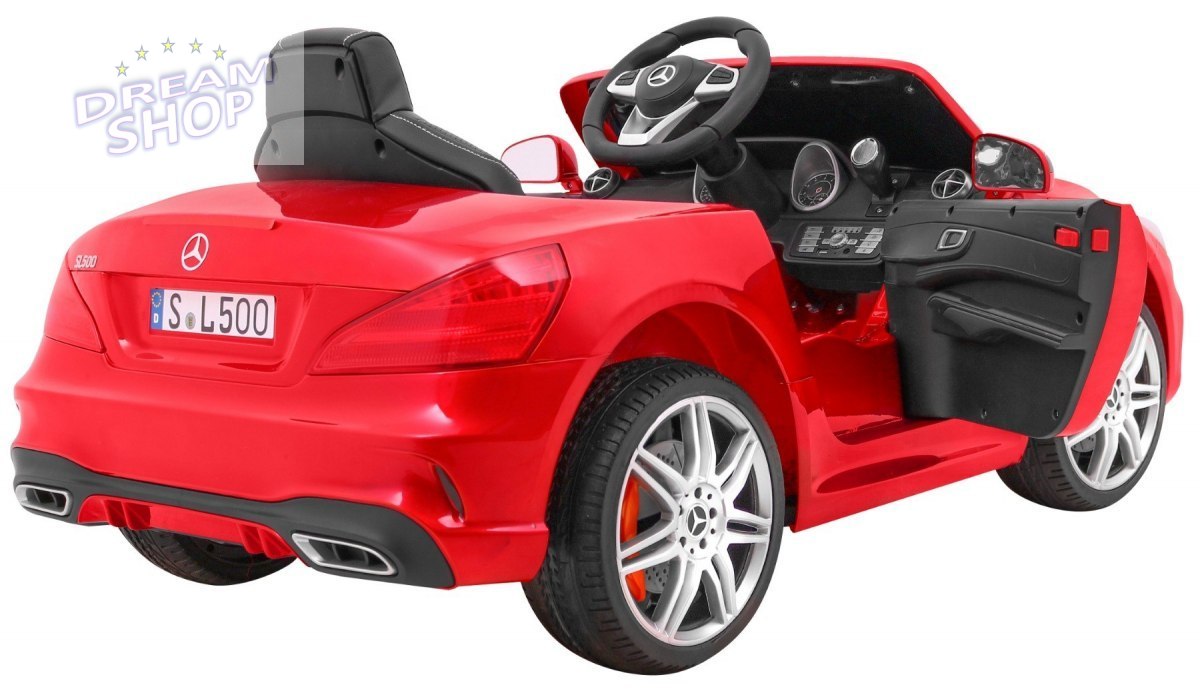Pojazd Mercedes SL 500 Lakierowany Czerwony Pojazd Mercedes SL 500 Lakierowany Czerwony