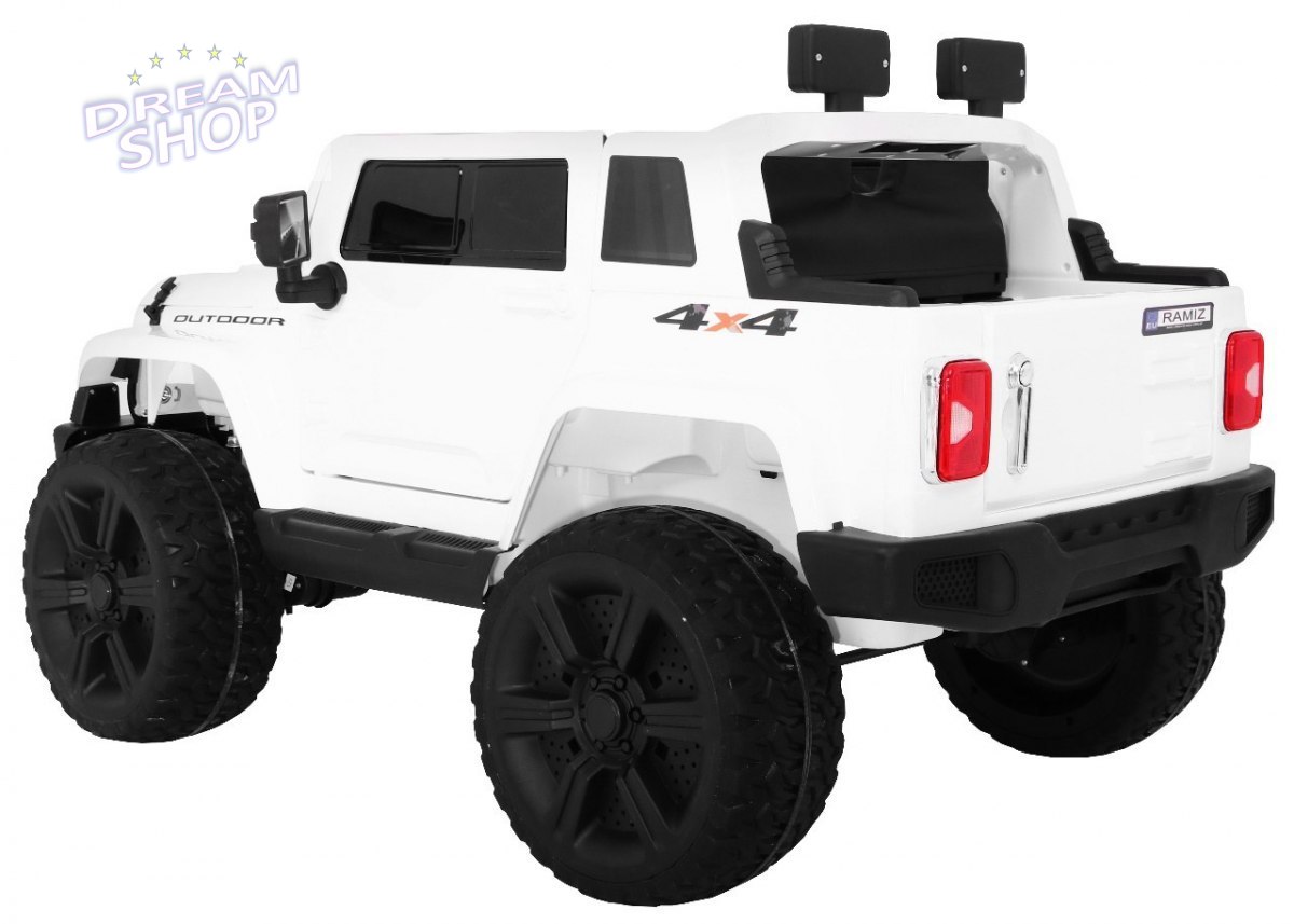Pojazd Mighty Jeep 4x4 Biały Pojazd Mighty Jeep 4x4 Biały